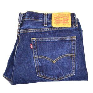 Levi's 550 Men's Size W38 L30 Blue Loose Straight Fit Denim Jeans